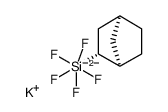 dipotassium exo-2-norbornylpentafluorosilicate Structure