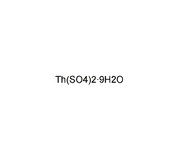 thorium sulfate hydrate Structure