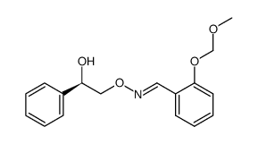 2-(methoxymethoxy)benzaldehyde O-[(2R)-2-hydroxy-2-phenylethyl]oxime Structure