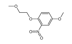 4-methoxy-1-(2-methoxyethoxy)-2-nitrobenzene Structure