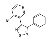 3-o-bromophenyl-4-phenyl-1,2,5-thiadiazole Structure