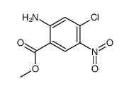 methyl 2-amino-4-chloro-5-nitrobenzoate结构式