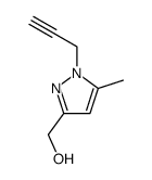 1H-Pyrazole-3-methanol,5-methyl-1-(2-propynyl)- (9CI) picture