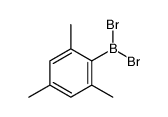 dibromo-(2,4,6-trimethylphenyl)borane Structure