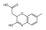 2-(7-methyl-3-oxo-4H-1,4-benzoxazin-2-yl)acetic acid Structure