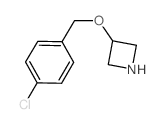 3-[(4-Chlorobenzyl)oxy]azetidine Structure