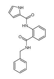 N-<2-(Benzylaminocarbonyl)-phenyl>-pyrrole-2-carboxamide Structure