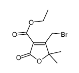 4-BROMOMETHYL-5,5-DIMETHYL-2-OXO-2,5-DIHYDRO-FURAN-3-CARBOXYLIC ACID ETHYL ESTER picture