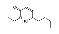 ethyl 4-hydroxyoct-2-enoate结构式