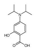 4-[di(propan-2-yl)amino]-2-hydroxybenzoic acid Structure