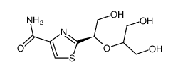 2-[(R)-2-Hydroxy-1-(2-hydroxy-1-hydroxymethyl-ethoxy)-ethyl]-thiazole-4-carboxylic acid amide Structure