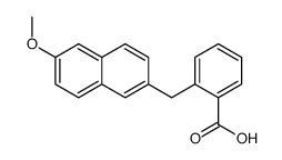 2-[(6-methoxynaphthalen-2-yl)methyl]benzoic acid Structure