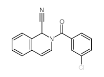 2-(3-chlorobenzoyl)-1H-isoquinoline-1-carbonitrile Structure