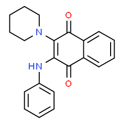 2-(phenylamino)-3-(piperidin-1-yl)naphthalene-1,4-dione picture