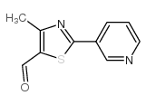 4-Methyl-2-pyrid-3-yl-1,3-thiazole-5-carbaldehyde structure