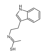 N-[2-(1H-Indol-3-yl)ethyl]ethanethioamide结构式