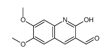 6,7-Dimethoxy-2-oxo-1,2-dihydro-quinoline-3-carbaldehyde structure