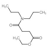 Butanoic acid,4-(dipropylamino)-4-oxo-, ethyl ester Structure