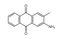 2-amino-3-methyl-9,10-anthraquinone结构式