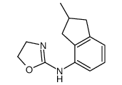 N-(2-methyl-2,3-dihydro-1H-inden-4-yl)-4,5-dihydro-1,3-oxazol-2-amine Structure