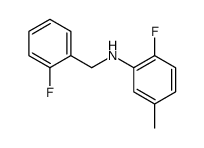 2-Fluoro-N-(2-fluorobenzyl)-5-methylaniline结构式