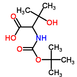 N-BOC-3-羟基-DL-缬氨酸结构式