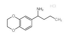 1-(2,3-Dihydro-benzo[1,4]dioxin-6-yl)-butylamine hydrochloride Structure