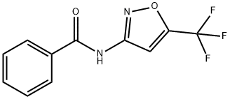 N-(5-(三氟甲基)异噁唑-3-基)苯甲酰胺结构式