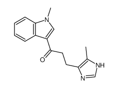 3-(5-Methyl-1H-imidazol-4-yl)-1-(1-methyl-1H-indol-3-yl)-1-propanone picture