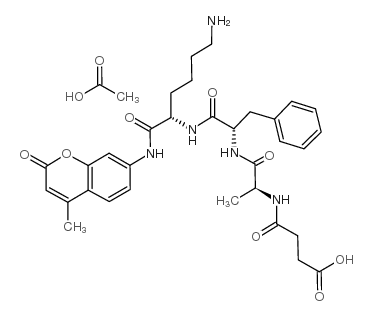 N-Succinyl-Ala-Phe-Lys 7-amido-4-methylcoumarin acetate salt图片