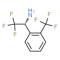 (1R)-2,2,2-TRIFLUORO-1-[2-(TRIFLUOROMETHYL)PHENYL]ETHYLAMINE结构式