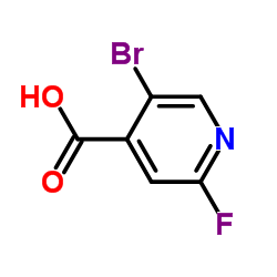 5-溴-2-氟异烟酸结构式