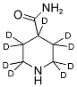 Piperidine-4-carboxamide-d9 Structure