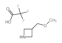 3-(methoxymethyl)azetidine; trifluoroacetic acid structure