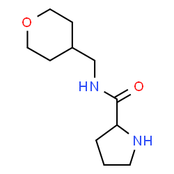 N-((tetrahydro-2H-pyran-4-yl)methyl)pyrrolidine-2-carboxamide Structure