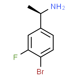 (R)-1-(4-Bromo-3-fluorophenyl)ethan-1-amineE structure