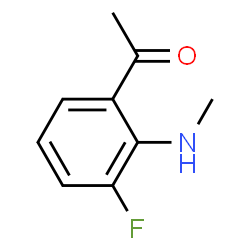 Ethanone, 1-[3-fluoro-2-(methylamino)phenyl]- (9CI) Structure