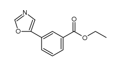 3-(5-噁唑基)苯甲酸乙酯结构式