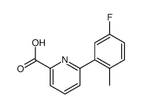 6-(5-氟-2-甲基苯基)吡啶甲酸图片