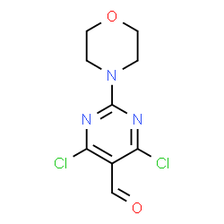 4,6-Dichloro-2-Morpholinopyrimidine-5-Carbaldehyde structure