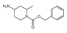 Benzyl 4-amino-2-methylpiperidine-1-carboxylate Structure