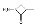 2-Azetidinone,1-amino-3-methyl-(9CI) Structure