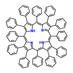 21H,23H-Porphine, 2,3,5,7,8,10,12,13,15,17,18,20-dodecaphenylporphyrin结构式