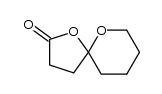 1,6-Dioxaspiro[4.5]decan-2-one结构式