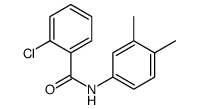 2-Chloro-N-(3,4-dimethylphenyl)benzamide Structure