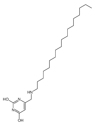 6-[(octadecylamino)methyl]-1H-pyrimidine-2,4-dione Structure