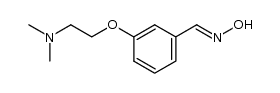 3-[2-(dimethylamino)ethoxy]benzaldoxime Structure