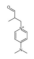 2-methyl-3-(4-(dimethylamino)pyridinium)propanal Structure