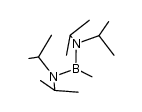 methylbis(diisopropylamino)borane结构式