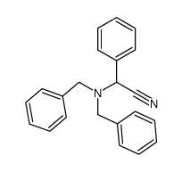 2-(dibenzylamino)-2-phenylethanenitrile结构式